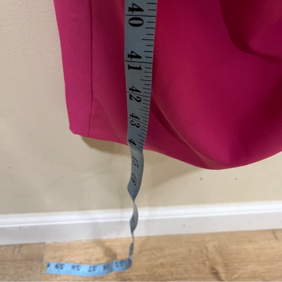 Lavish Alice One-Shoulder Cape Midi Dress size US 6 pink women’s - Picture 5 of 9